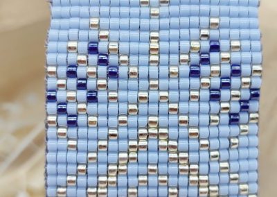 CHERIE POP Bracelet tisse MARAMA07 en gros plan